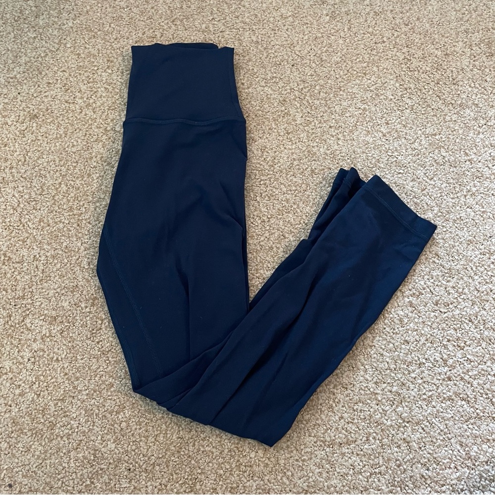 Navy blue lululemon align leggings